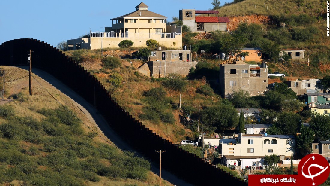 مرز فعلی بین مکزیک و آمریکا به چه شکل است؟ +تصاویر