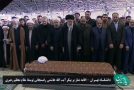 فیلم/نماز رهبر انقلاب بر پیکر هاشمی رفسنجانی