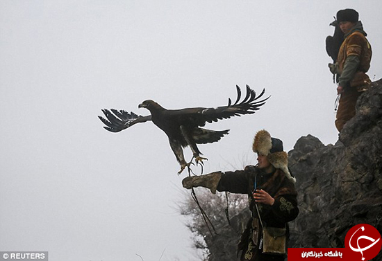 جشنواره شکار با عقاب در قزاقستان +تصاویر