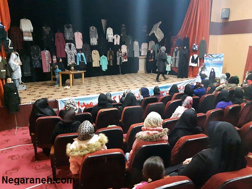 نمایشگاه هنری حجاب و عفاف در محمد شهر برگزار شد+عکس
