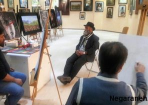 کارگاه اجرای زنده مدل نقاشی در کرج برگزار شد+عکس
