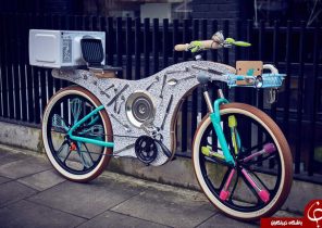 ساخت دوچرخه با وسایل آشپزخانه +تصاویر