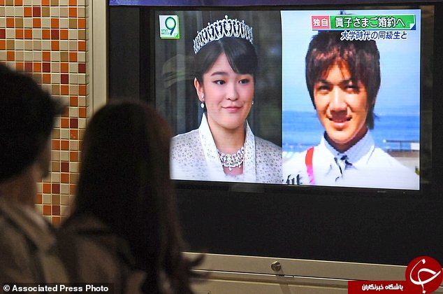 ازدواج دختر امپراتور ژاپن با یک کارگر ساده +تصاویر