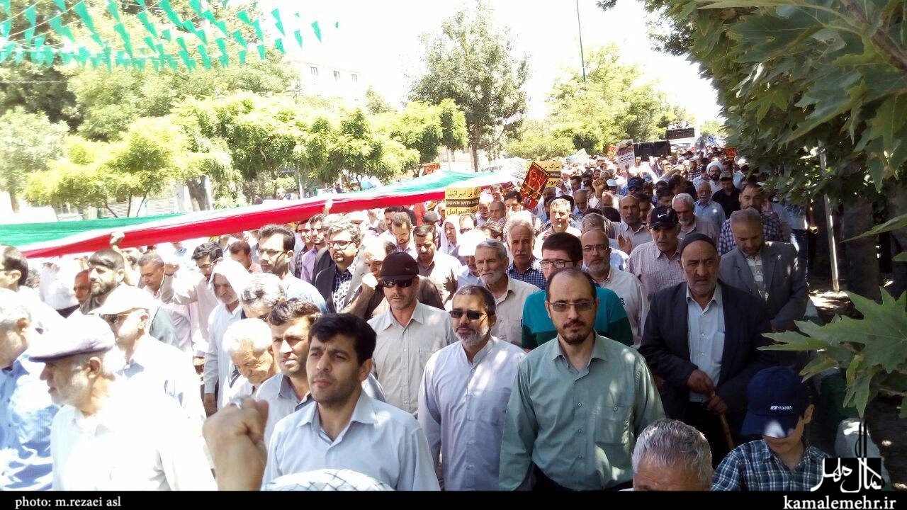 تصاویر/ راهپیمایی روز جهانی قدس در مهرشهر کرج