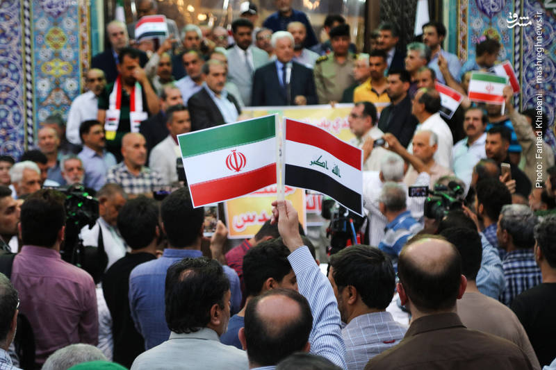 عکس/ جشن عراقی های مقیم تهران پس از آزادی موصل