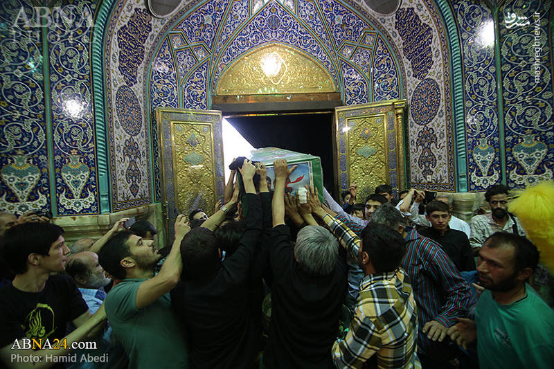 عکس/تشییع پیکر چهار شهید مدافع حرم در قم