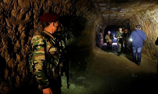 حقایقی از مکان‌ مخوف اعتراف‌گیری گروه «جیش الاسلام»/تروریست‎ها چگونه تونل‎های پیچیده را ساختند؟+فیلم