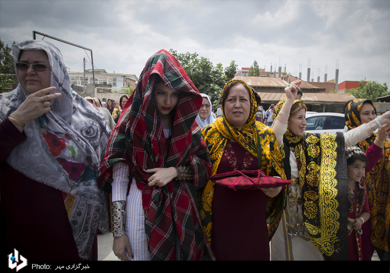 مراسم سنتی عروسی ترکمن ها/تصاویر