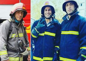 فعالیت بی نام و نشان سه قهرمان نامدار ورزشی جهان در آتش نشانی محمدشهر کرج