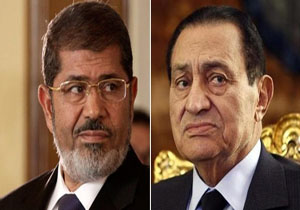 مرسی و مبارک در دادگاه رو در رو می‌شوند
