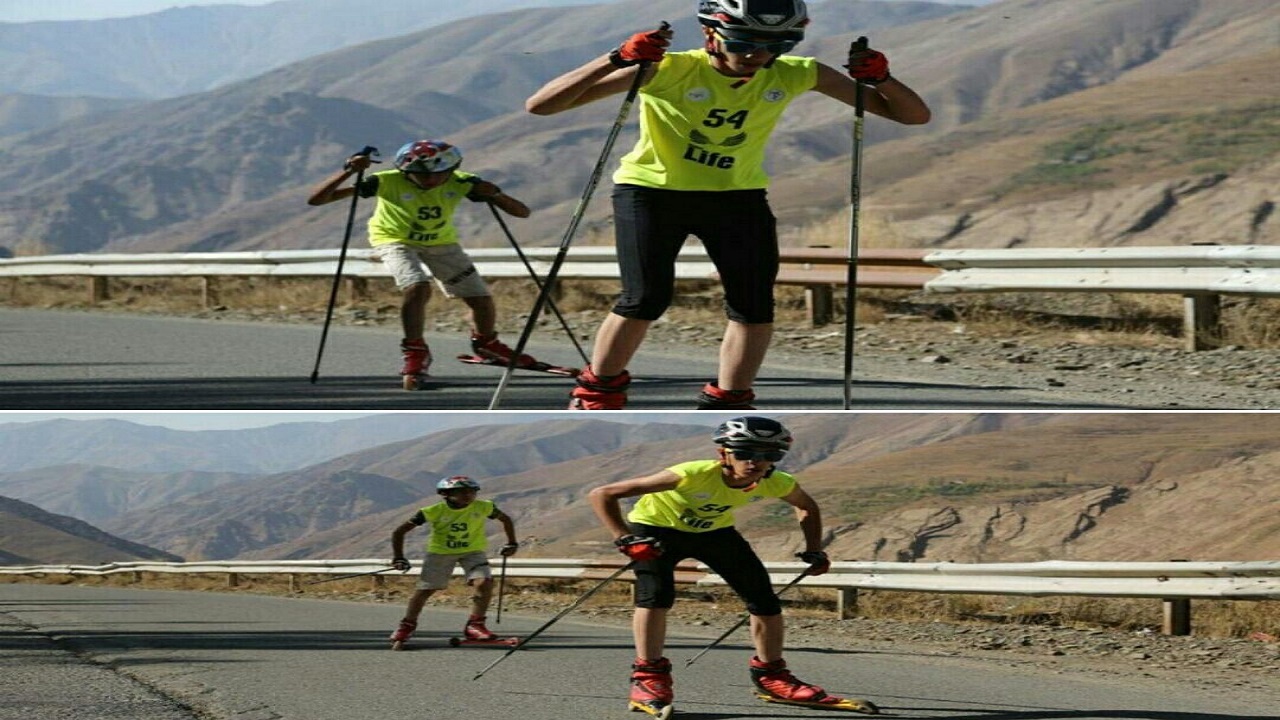 درخشش اسکی بازان البرزی در مسابقات رولر اسکی