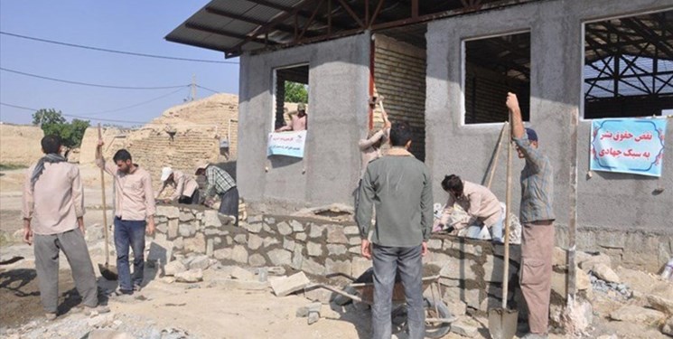 تعمیر ۱۰۰ منزل مسکونی توسط جهادگران کرجی