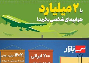 با ۲ میلیارد هواپیمای شخصی بخرید!