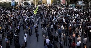 تجمع اعتراضی مردم کرمانشاه علیه آشوبگران