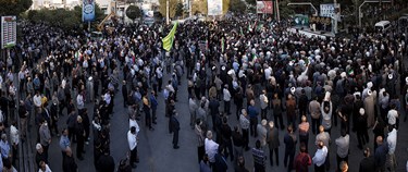 تجمع اعتراضی مردم کرمانشاه علیه آشوبگران