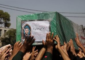تشییع پیکر شهید مدافع امنیت در گرمسار