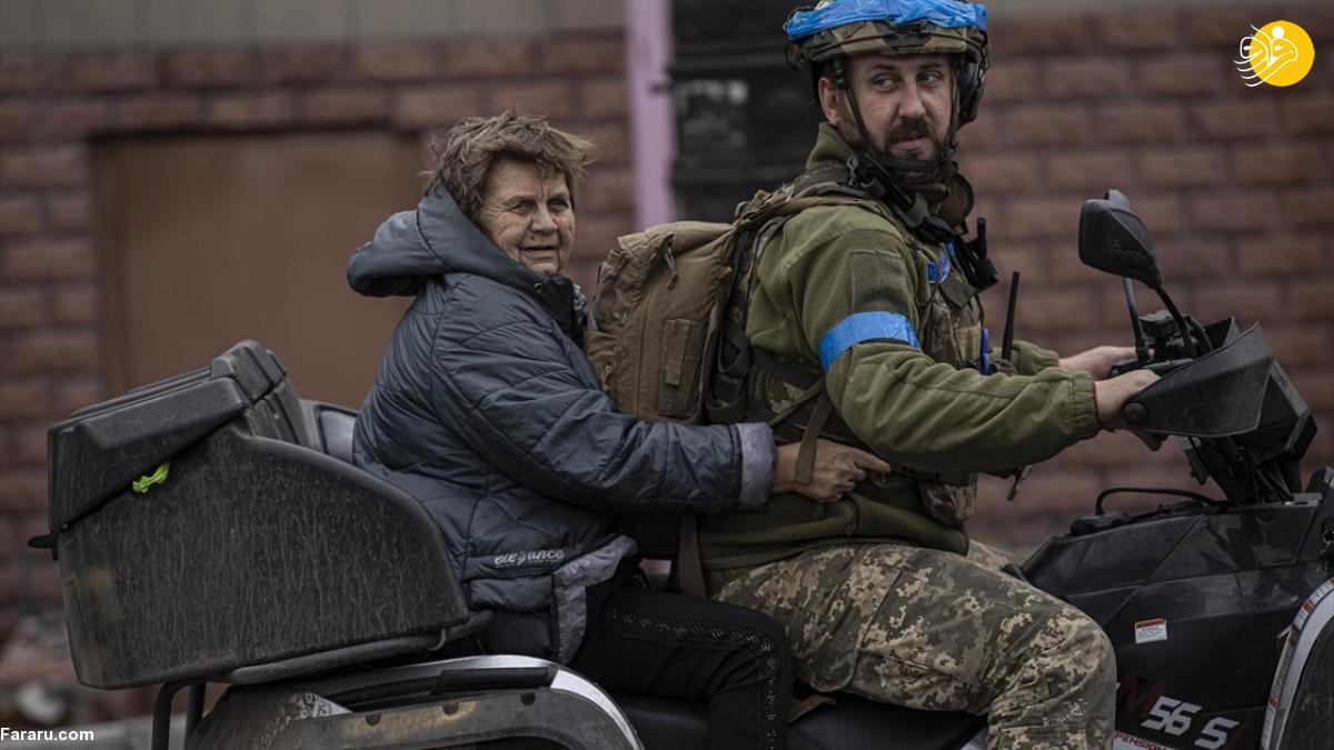 (تصاویر) جو متشنج در شهر آزاد شده کوپیانسک اوکراین