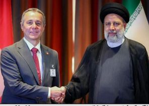 تصاویر دیدار روسای جمهور ایران و سوئیس