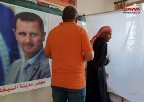 عکس/ آغاز انتخابات شوراهای محلی در سوریه
