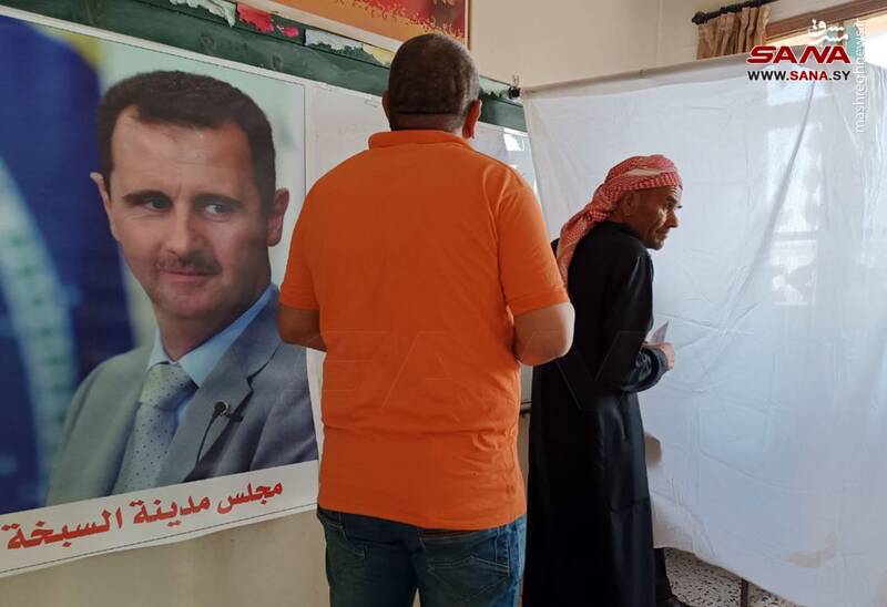 عکس/ آغاز انتخابات شوراهای محلی در سوریه