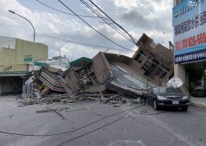 عکس/ خسارات زلزله ٧/٢ ریشتری در تایوان