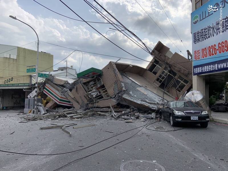 عکس/ خسارات زلزله ٧/٢ ریشتری در تایوان