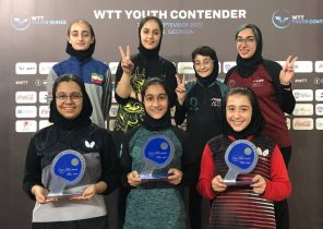 پینگ‌پنگ‌بازان ایران در مسابقات کانتندر گرجستان سه مدال کسب کردند