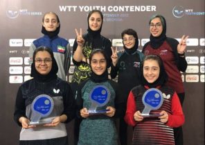 ۳ مدال برنز دختران پینگ‌پنگ‌باز ایران در مسابقات گرجستان