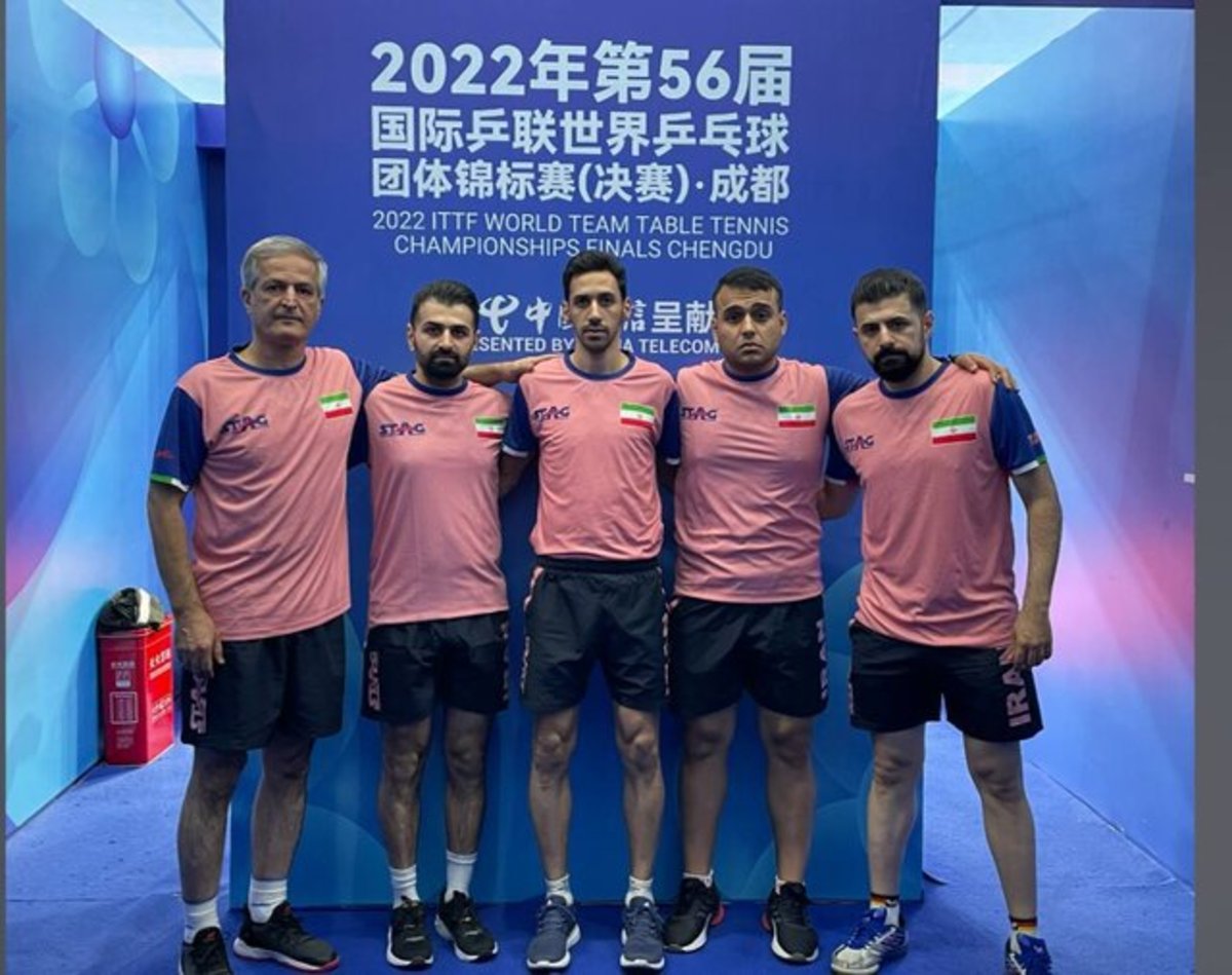 چهارمین شکست تنیس روی میز مردان ایران