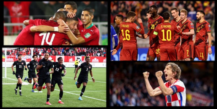 بررسی گروه F جام جهانی| از آخرین فرصت نسل طلایی بلژیک تا نگاه‌ها به مودریچ 37 ساله/ شیرهای اطلس متحدتر از همیشه