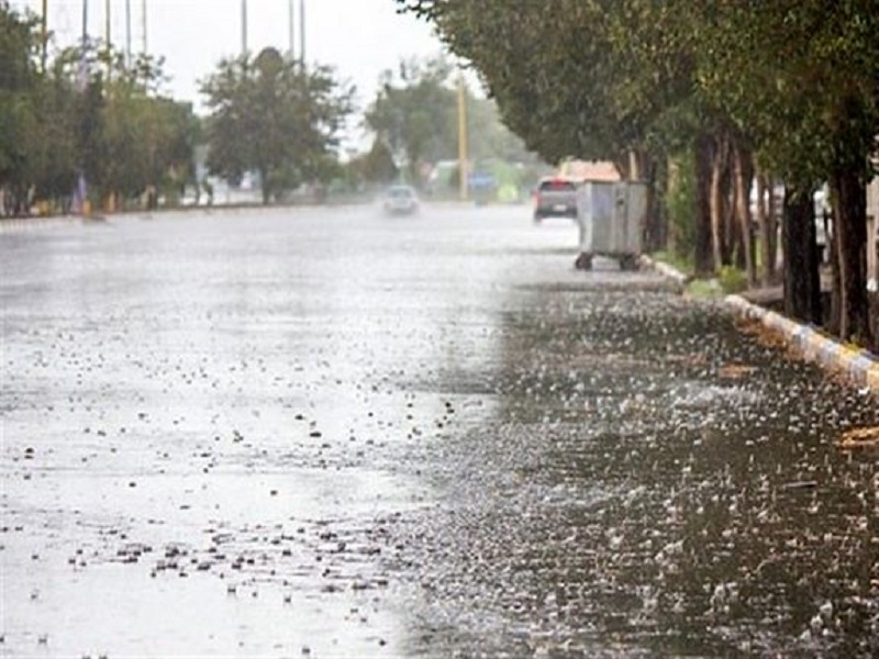 بارش شدید باران در البرز