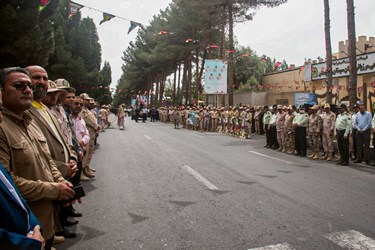 تشییع پیکر ۵ شهید مرزبانی در «زاهدان»