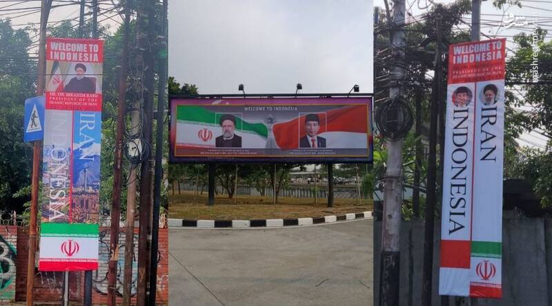 عکس/ آماده‌سازی خیابان‌های جاکارتا برای استقبال از رئیسی