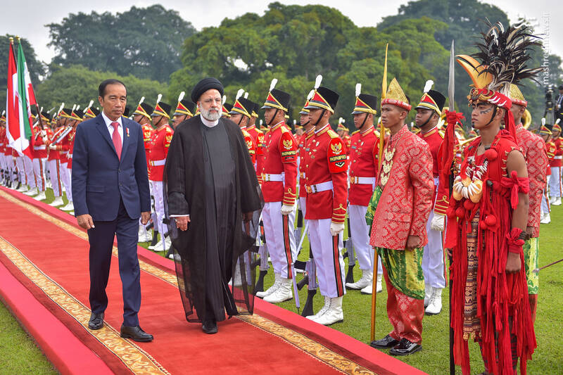 عکس/ استقبال رسمی رئیس جمهور اندونزی از رئیسی