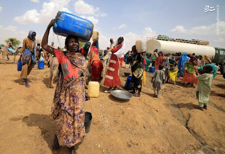 عکس/ حال و روز جنگ‌زدگان سودانی