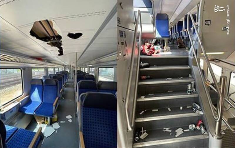 عکس/ خسارت هواداران آلمانی به مترو