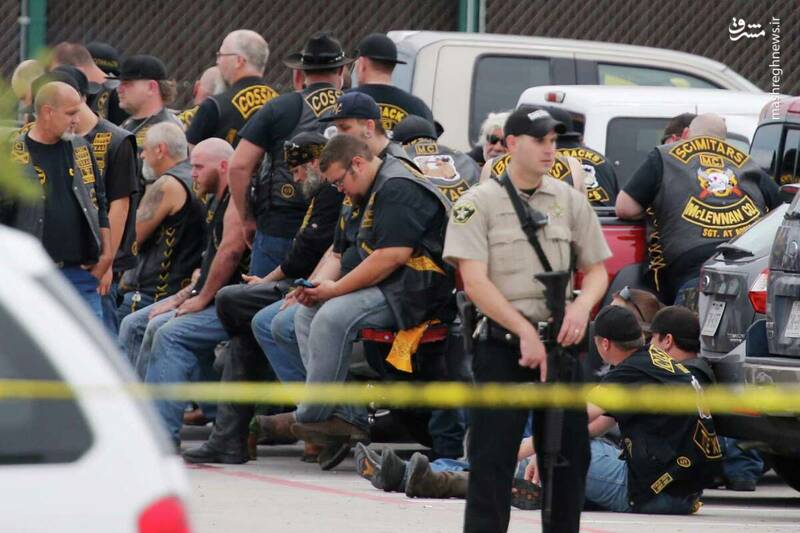 عکس/ خشونت مسلحانه این بار در تجمع موتورسواران آمریکایی