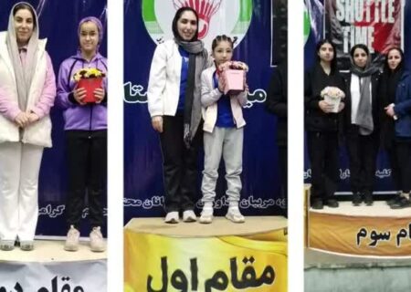 مسابقات بدمینتون «مادر دختری» در البرز برگزار شد