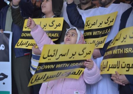تجمع مردم کرج در محکومیت جنایات بیمارستان شفا غزه