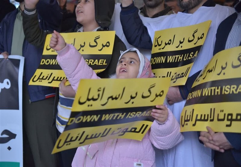 تجمع مردم کرج در محکومیت جنایات بیمارستان شفا غزه