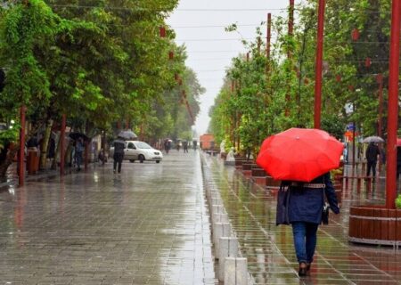 پیش‌بینی بارش باران در البرز