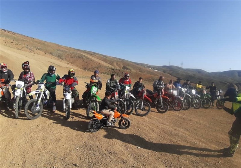 رالی‌تور موتورتریل‌سواران البرزی در ارتفاعات برغان‌ + تصاویر