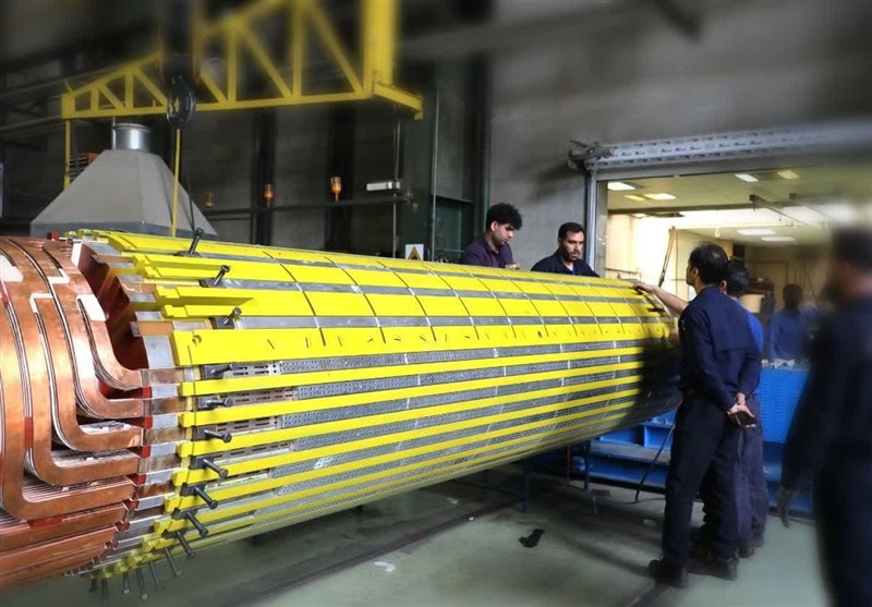 رکورد بازسازی روتور ژنراتور نیروگاهی در کشور شکسته شد+تصاویر