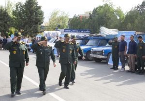 واگذاری تجهیزات لجستیکی و خودرویی به رده‌های مختلف بسیج