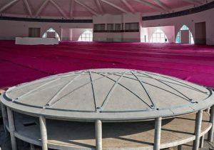 شبستان مصلای بزرگ امام خمینی(ره) فردیس به بهره‌برداری رسید