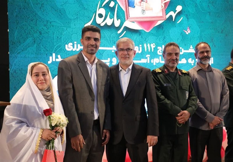 جشن ازدواج ۱۱۴ زوج در محله‌های هدف قرارگاه اجتماعی البرز‌