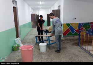روزهای متفاوت دانش‌آموزان‌ برای بازسازی و بهسازی مدارس البرز/ جهاد ادامه دارد‌