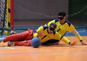 نابینایان البرز در حسرت سالن/ گلبال در رینگ بوکس