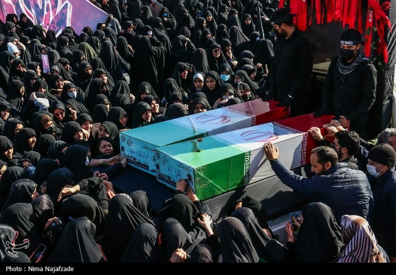 سفر کاروان اهالی بهشت به سراسر ایران/ وداع باشکوه عزاداران زهرا با ۳۰۰ شهید گمنام + فیلم