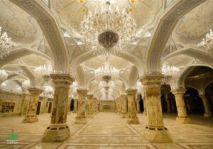 جلوه‌ای فاخر از هنر ایرانی در حرم امام علی(ع)